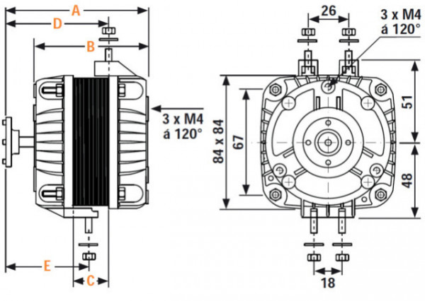 Glems-Technik Lüftermotoren Axial